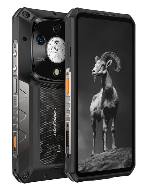 ULEFONE smartphone Armor 28 Pro, 6.67" & 1.04, 16/512GB, 5G, 10600mAh, IP68/IP69K/MIL-STD-810H, μαύρο Mobile 6" και άνω
