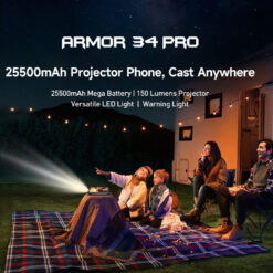 ULEFONE smartphone Armor 34 Pro με βιντεοπροβολέα, 6.95", 5G, 16/512GB, 25500mAh, IP68/IP69K/MIL-STD-810H, μαύρο Mobile 6" και άνω 2