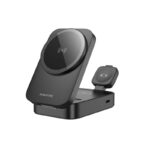 The Borofone BQ38 Sharp 3-in-1 wireless charger is a modern solution that allows simultaneous charging of a smartphone