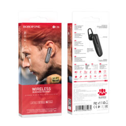 Borofone Bluetooth Headset BC36 Lucky Black BLUETOOTH ΑΚΟΥΣΤΙΚΑ BLUETOOTH ΑΚΟΥΣΤΙΚΑ 2