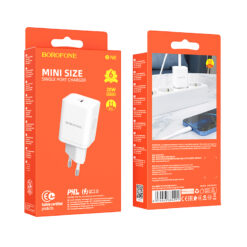 Borofone Wall charger BN6 Field – Type C – QC 3.0 PD 20W white ΑΞΕΣΟΥΑΡ - 2