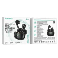 Borofone TWS Bluetooth Earphones BW30 Cheerful Black BLUETOOTH ΑΚΟΥΣΤΙΚΑ BLUETOOTH ΑΚΟΥΣΤΙΚΑ 2