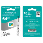 Κάρτα μνήμης <strong>microSDHC 64gb - Class 10 </strong>από την <strong>Borofone</strong> για να μπορείτε να αποθηκεύετε στο κινητό σας όσα δεδομένα επιθυμείτε να κρατήσετε. Χάρη στην Class 10 έχει πολύ γρήγορες ταχύτητες χωρίς να παρατηρείτε "κολλήματα" στο κινητό σας ακόμα και όταν η κάρτα είναι σχεδόν γεμάτη.