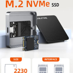CABLETIME θήκη για M.2 NVME SSD CT-SSD04-AG, μαγνητική, 10Gbps, γκρι Θήκες & Trays Σκληρών Δίσκων Θήκες & Trays Σκληρών Δίσκων 2