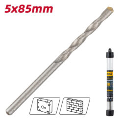 DELI τρυπάνι DH-JGZ050-E1 για τοίχο, 40Cr YG6, 5x85mm, κυλινδρικό Service & Εργαλεία Εργαλεία 2