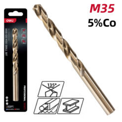 DELI τρυπάνι DH-MHZ100-E2 για μέταλλο, M35 HSS 5% κοβαλτίου, DIN 388, 10x133mm, κυλινδρικό Service & Εργαλεία Εργαλεία 2
