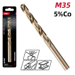 DELI τρυπάνι DH-MHZ120-E2 για μέταλλο, M35 HSS 5% κοβαλτίου, DIN 388, 12x151mm, κυλινδρικό Service & Εργαλεία Εργαλεία 2
