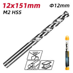 DELI τρυπάνι DL16120G για μέταλλο, M2 HSS, 12x151mm, κυλινδρικό Service & Εργαλεία Εργαλεία 2
