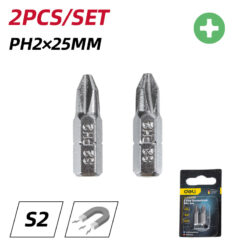 DELI σετ μύτες κατσαβιδιού DL251002, μαγνητικές, PH2x25mm, 2τμχ Service & Εργαλεία Εργαλεία 2