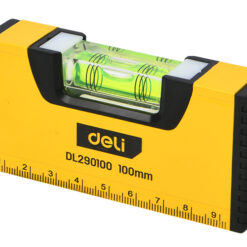 DELI αλφάδι DL290100 με 1 μάτι & κλίμακα, αλουμινίου, 10cm Service & Εργαλεία Αλφάδι - Γωνιόμετρο