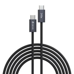 Devia cable Extreme EC652 PD USB-C – USB-C 2,0m 240W black DATA CABLES DATA CABLES