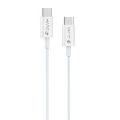 Devia cable Smart EC042 PD USB-C – USB-C 60W 3A white DATA CABLES DATA CABLES