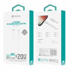 Devia cable Smart EC146 PD USB-C – Lightning 20W 3A white DATA CABLES DATA CABLES 2