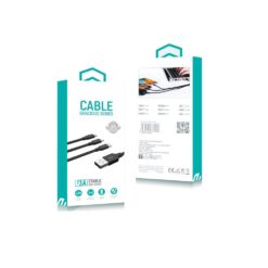 Devia cable 3in1 Gracious EC048 USB-A to Lightning + USB-C + MicroUSB 1,2m 3A black DATA CABLES DATA CABLES 2