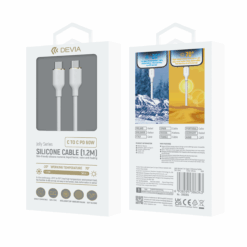 Devia cable Jelly EC632 USB-C – USB-C 1,2m 60W 3A white DATA CABLES DATA CABLES 2
