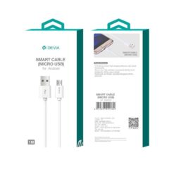 Devia cable Smart EC081 USB-A – MicroUSB 1m 2,1A white DATA CABLES DATA CABLES 2
