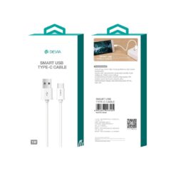 Devia cable Smart EC082 USB-A – USB-C 1m 2,1A white DATA CABLES DATA CABLES 2