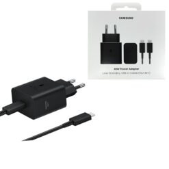 Samsung EP-T4511XBE USB-C 45W Travel Charger + USB-C Data Cable ΑΞΕΣΟΥΑΡ -