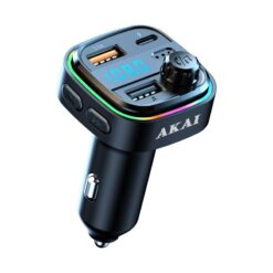 Akai FMT-26BT FM Transmitter και φορτιστής USB με Bluetooth, USB, TF, LED και handsfree FM TRANSMITTERS FM TRANSMITTERS