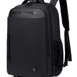 ARCTIC HUNTER τσάντα ταξιδίου LG1500165 με θήκη laptop 15.6", τροχήλατη, 27L, μαύρη Προσωπική Φροντίδα 15.6"