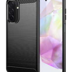POWERTECH Θήκη Carbon MOB-2004 για Samsung A26 5G, μαύρη Mobile SAMSUNG
