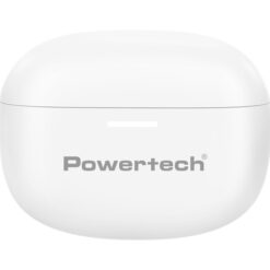 POWERTECH earphones με θήκη φόρτισης PT-1432, True Wireless, 35/300mAh, λευκά Mobile Earphones με θήκη 2