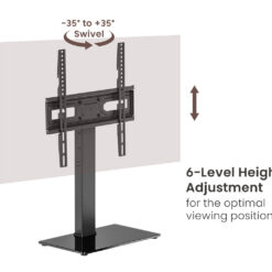 POWERTECH επιτραπέζια βάση τηλεόρασης PT-1445, 32-65", έως 40kg Βάσεις TV - Projectors - PC Βάσεις TV - Projectors - PC 2