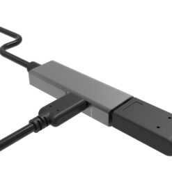 POWERTECH αντάπτορας USB-C σε HDMI PTH-055, 65W PD, 4K, γκρι USB-C (Type-C) USB-C 2