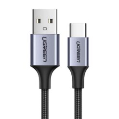 UGREEN Cable USB-A to USB-C, 1.5m, 3A, Nickel plating black – US288 / 60127 DATA CABLES DATA CABLES