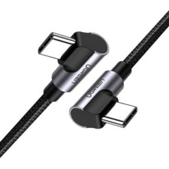 UGREEN Cable USB-C to USB-C, 1m, 3A, Angled double – US323 / 70529 DATA CABLES DATA CABLES
