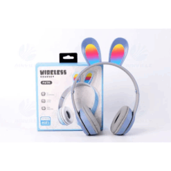 P47R Bluetooth Hands Free Bunny Lights Blue Ακουστικά Κεφαλής - 2