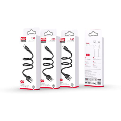 XO Cable USB-A – Lightning, 1 m, 2.4A, NB230 white DATA CABLES DATA CABLES 2