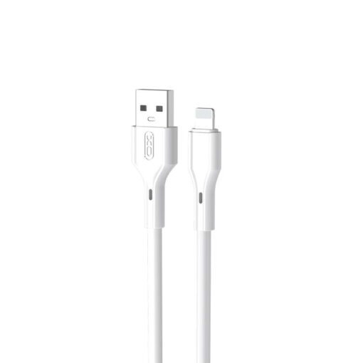XO Cable USB-A – Lightning, 1 m, 2.4A, NB230 white DATA CABLES DATA CABLES