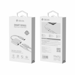 Devia adapter EC608 USB-C – jack 3,5mm white ADAPTERS|ΑΞΕΣΟΥΑΡ - 2