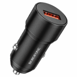 Borofone Car charger BZ19A Wisdom – USB – QC 3.0 18W black ΑΞΕΣΟΥΑΡ -