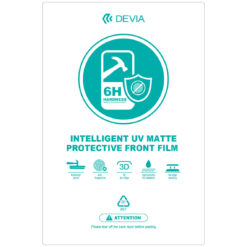 UV HD Devia Intelligent UV Protective Front Film (0.19mm) For Smartphone Clear 20pcs ΑΞΕΣΟΥΑΡ|ΠΡΟΣΤΑΣΙΑ ΟΘΟΝΗΣ -