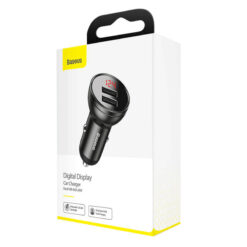 BASEUS 12V 24W, 2xUSB-A, grey – CCBX-0G ΑΞΕΣΟΥΑΡ - 2