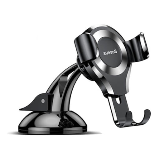 BASEUS Holder with suction cup, Osculum Gravity Mount black – SUYL-XP01 ΑΞΕΣΟΥΑΡ - 3