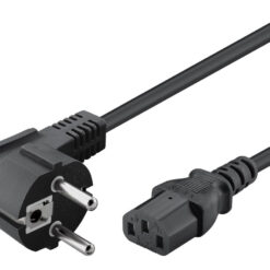 POWERTECH καλώδιο τροφοδοσίας CAB-P031, 3x 1mm², 3m, μαύρο Καλώδια - Αντάπτορες 3m