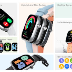 MIBRO smartwatch C4, heart rate, 2.01" TFT, 2 ATM, γκρι Mobile Mobile Συσκευές 2