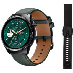 MIBRO smartwatch Lite 3 Pro με 2x λουράκια, heart rate, 1.32" AMOLED, GPS, 5 ATM, μαύρο/πράσινο Mobile Mobile Συσκευές