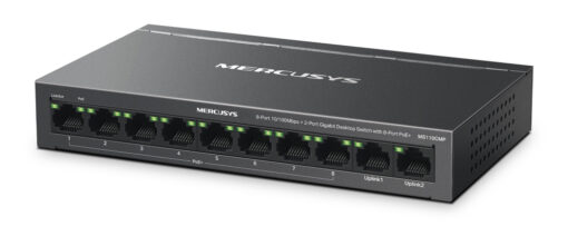 MERCUSYS Desktop Switch MS110CMP, 8x 10/100Mbps PoE+, 2x Gigabit, Ver. 1.0 Switches 10 - 100