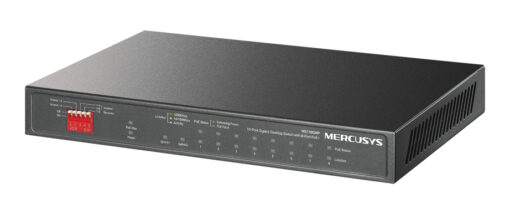 MERCUSYS Desktop Switch MS110GMP, 8x 10/100/1000Mbps PoE+, 2x Gigabit, Ver. 1.0 Switches 10 - 100 - 1000