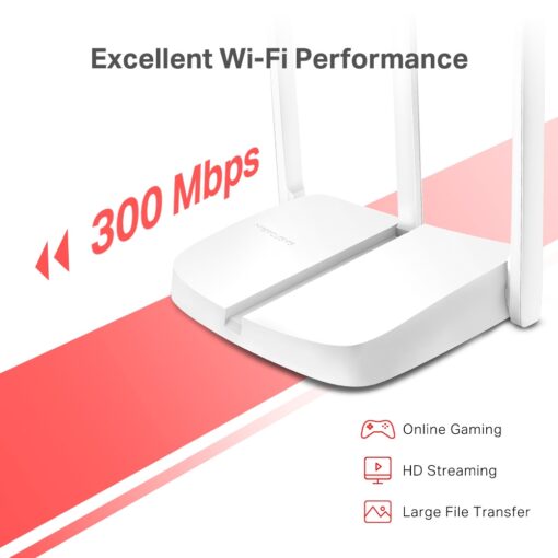 MERCUSYS router MW306R, 300Mbps, 3x 10/100Mbps LAN, Ver 1.20 Modem - Router Modem - Router 2