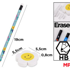 MP σετ ξύλινα μολύβια & γόμα Flowers PE356-02, εξάγωνα, HB, 5τμχ Αναλώσιμα - Είδη Γραφείου PowerFix Group 11 MP σετ ξύλινα μολύβια & γόμα Flowers PE356-02, εξάγωνα, HB, 5τμχ Αναλώσιμα - Είδη Γραφείου Αναλώσιμα - Είδη Γραφείου 11