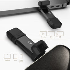 SILICON POWER εξωτερικός SSD Marvel Xtreme DS72, USB-C/USB 3.2, 250GB, μαύρο PC & Αναβάθμιση 256GB 2