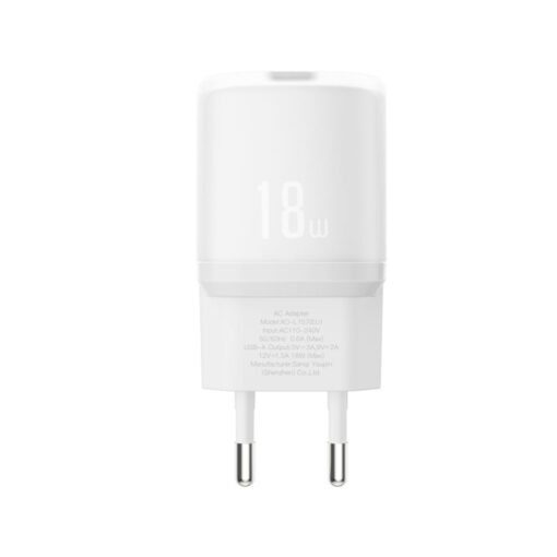Μίνι φορτιστής 220V XO L157 με μία θύρα USB-A για πλήρη συμβατότητα με οποιαδήποτε συσκευή USB. Το μικρό μέγεθός του τον καθιστά ιδανικό για ταξίδια