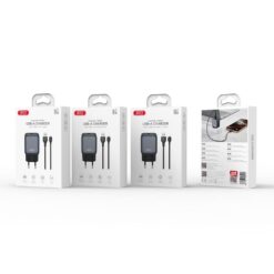 XO 220V 18W, 1*USB-A, with cable USB-A to USB-C (black) – L152 ΑΞΕΣΟΥΑΡ - 2