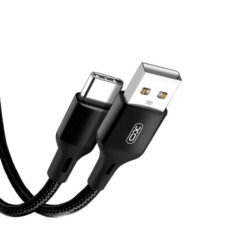 XO Cable USB-A – Type-C, 2m, 2A, NB143 black DATA CABLES DATA CABLES