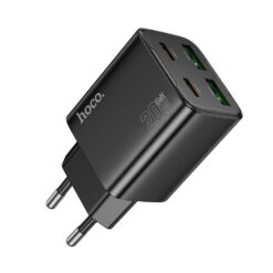 HOCO N55 charger 2 x Type C + 2x USB A PD QC3.0 3A 20W black ΑΞΕΣΟΥΑΡ -